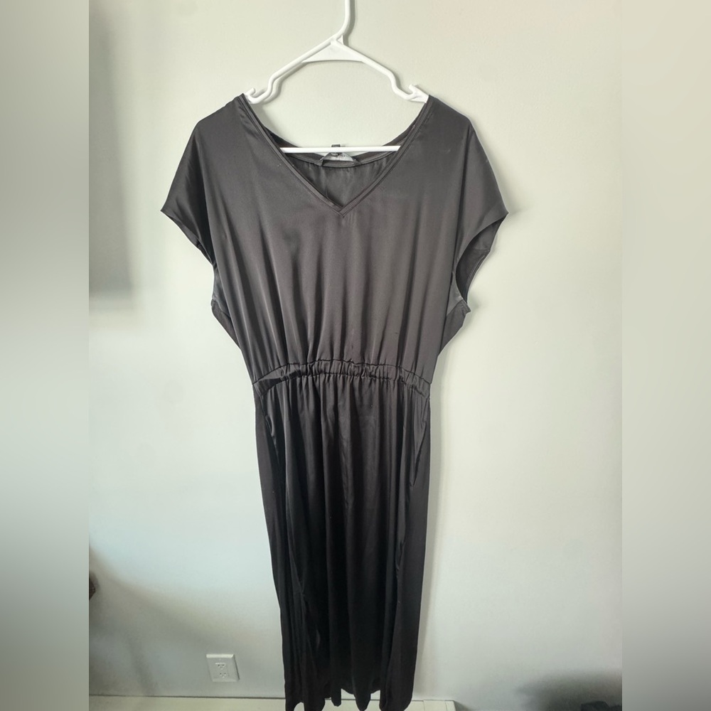 White House Black Market Black Midi Dress